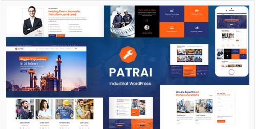 Patrai Industry - Industrial WordPress Theme