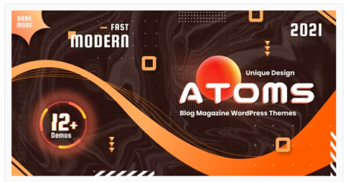 Atoms - WordPress Magazine and Blog Theme