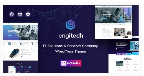 Engitech - IT Solutions & Services WordPress Theme