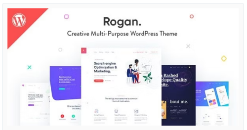 Rogan - Creative Multipurpose WordPress Theme for Agency, Saas, Portfolio