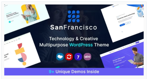 San Francisco - IT Technology and Creative WordPress Theme