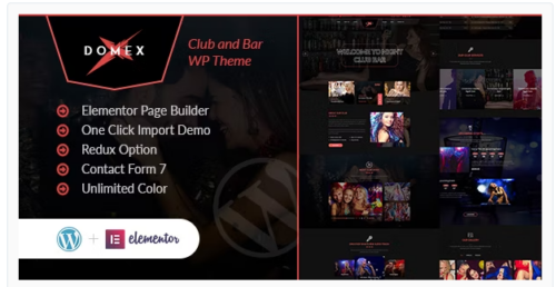 Domex - Night Club WordPress Theme