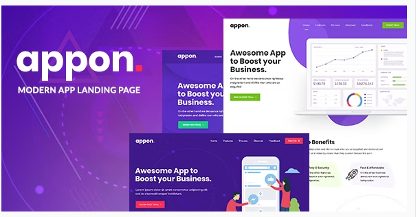 Appon - App & SaaS Software Theme