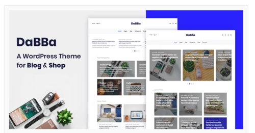 Dabba – A WordPress Theme For Blog & Shop