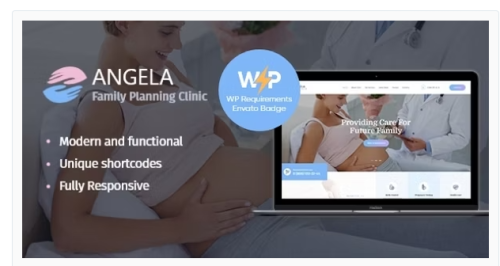 Angela | Family Planning & Pregnancy Clinic WordPress Theme