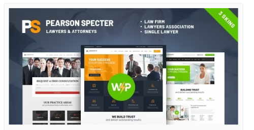 Pearson Specter | Lawyer & Attorney WordPress Theme
