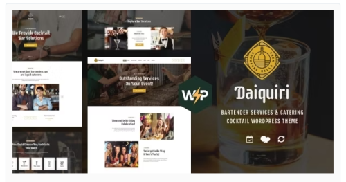 Daiquiri | Bartender Services & Catering Cocktail WordPress Theme