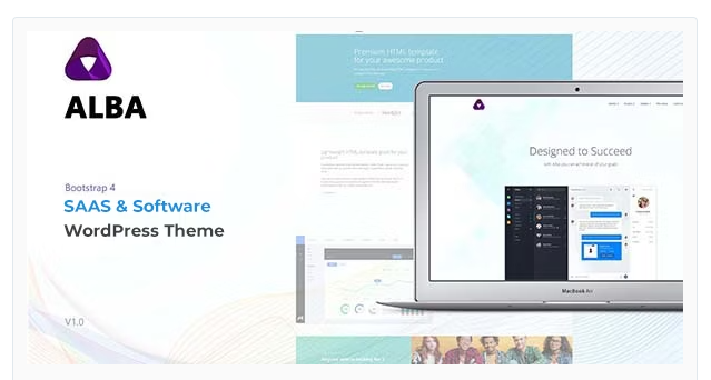 Alba - Startup/Software WordPress Theme