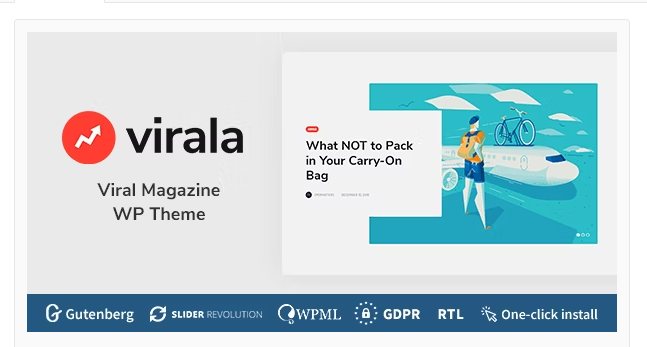 Virala - Viral News & Magazine WordPress Theme