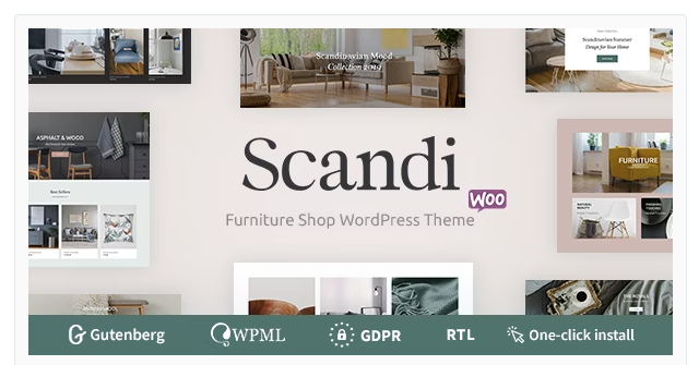 Scandi - Furniture Store and Home Decor Shop WooCommerce Theme