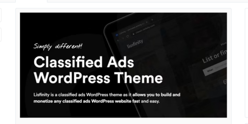 Lisfinity – Classified Ads WordPress Theme