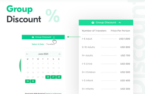 WP Travel Engine – Group Discount