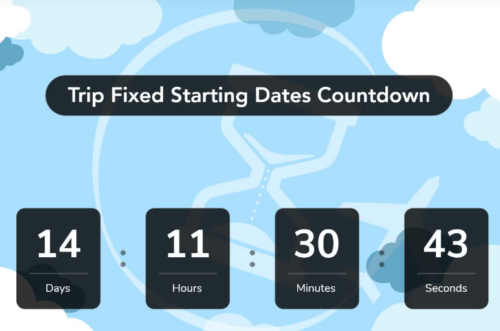 WP Travel Engine – Trip Fixed Starting Dates Countdown