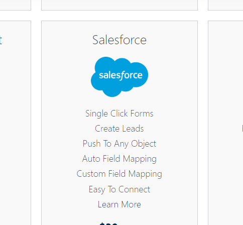WS Form PRO – Salesforce