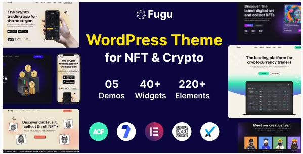 Fugu - NFT & Crypto WordPress Theme