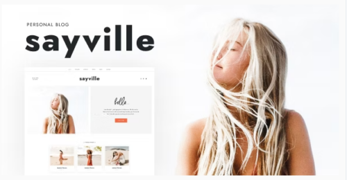 Sayville - WordPress Blog Theme