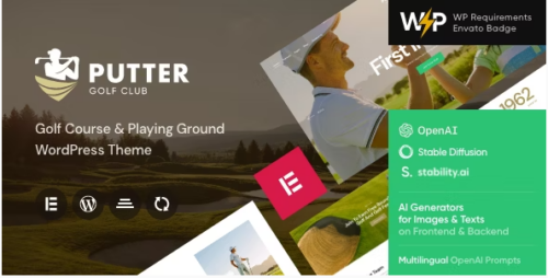 Putter - Golf Course & Playing Ground WordPress Theme