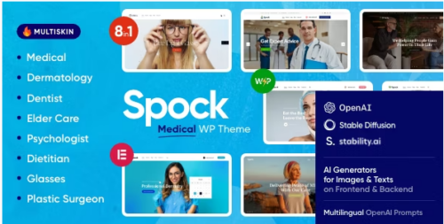 Spock - Medical Elementor Multi-skin WordPress Theme