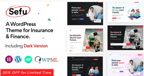 Sefu - Insurance & Finance WordPress Theme
