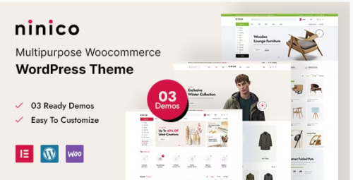 Ninico - Minimal WooCommerce WordPress Theme