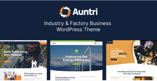 Auntri - Industry & Factory WordPress Theme
