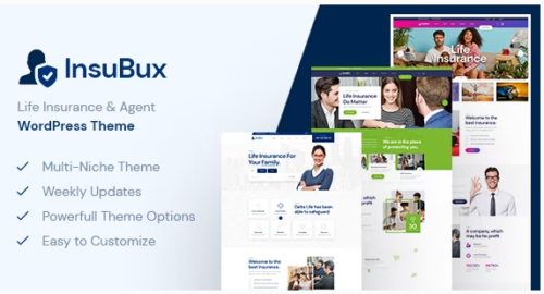 Insubux - Insurance Company WordPress Theme