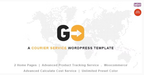 GO Courier– Delivery Transport WordPress Theme
