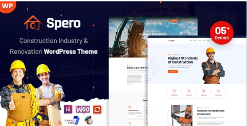 Spero - Construction Industry WordPress Theme
