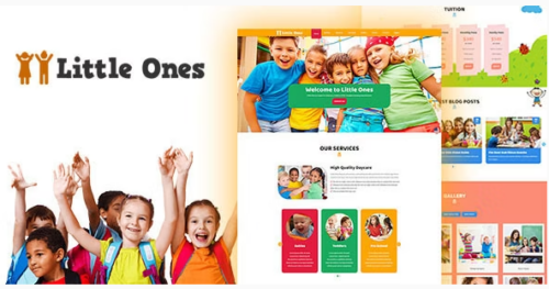 Little Ones - One Page Children/Daycare WordPress Theme