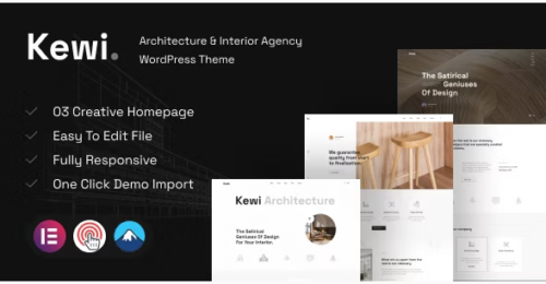 Kewi - Architecture & Interior Agency WordPress Theme
