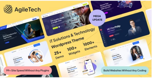 IT Solutions & Technology Multi-Purpose Elementor WordPress Theme - Agiletech