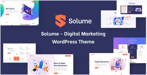 Solume - Digital Marketing WordPress Theme