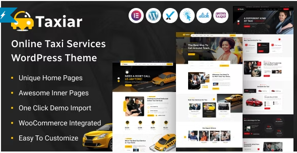 Taxiar - Online Taxi Service Wordpress Theme