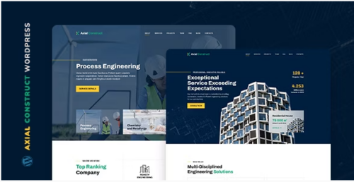 Axial – Construction Company WordPress Theme