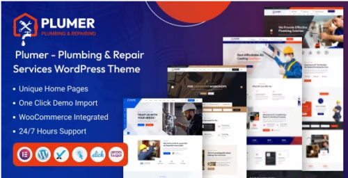 Plumer - Plumbing & Repair Services WordPress Theme