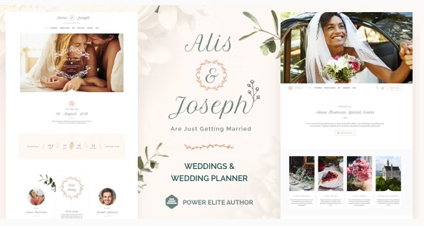Alis - Wedding Planner WordPress Theme