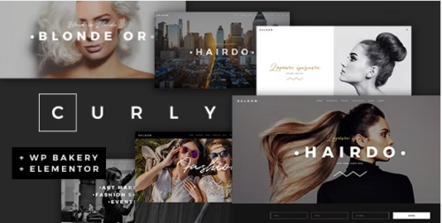 Curly – A Stylish Theme for Hairdressers and Hair Salons