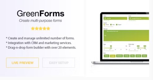 WordPress Form Builder – Green Forms