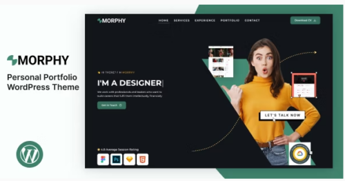 Morphy – Personal Portfolio WordPress Theme