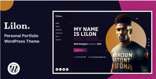 Lilon – Personal Portfolio WordPress Theme