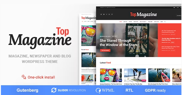 Top Magazine - Blog and News WordPress Theme
