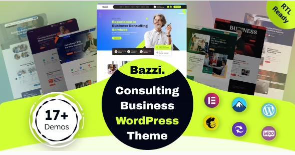 Bazzi - Business Consulting WordPress Theme