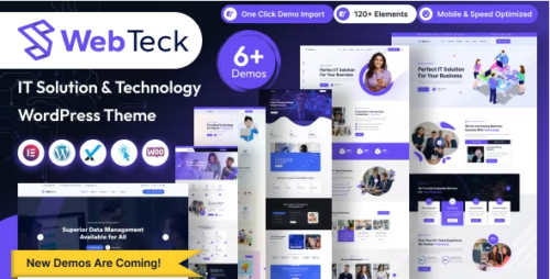 Webteck – IT Solution and Technology WordPress Theme 1.0