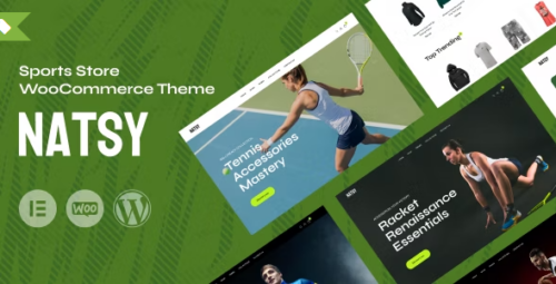 Natsy - Sports Store WooCommerce Theme