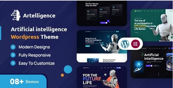 Artelligence | AI & Robotics WordPress Theme