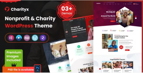 Charityx - Charity & Nonprofit WordPress Theme