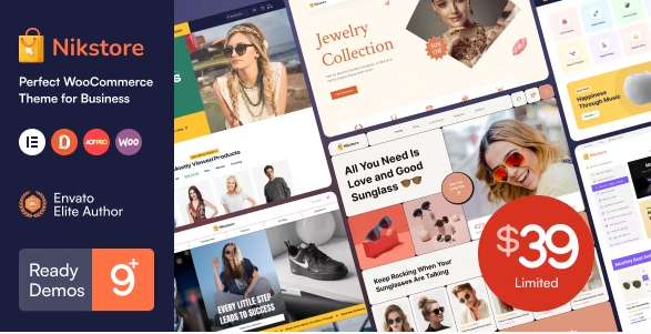 Nikstore - Fashion & Jewelry WooCommerce Multi Vendor Wordpress Theme