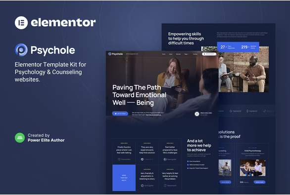 Psychole – Psychology and Counseling Elementor Template Kit