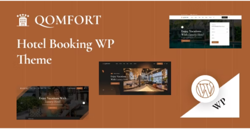 Qomfort - Hotel Booking WordPress Theme