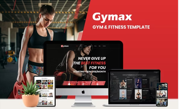 Gymax - Gym & Fitness Elementor Template Kit